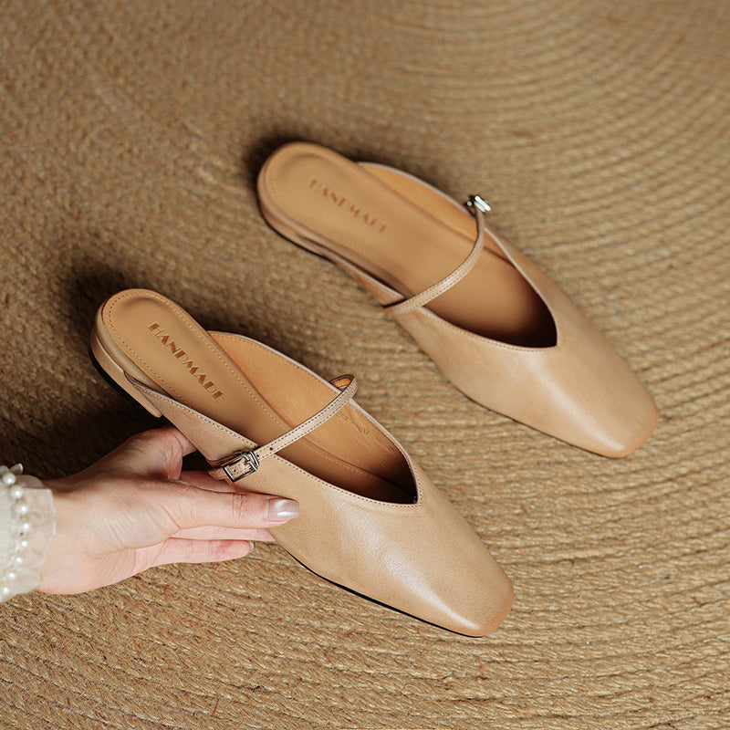 Vera Leather Mules