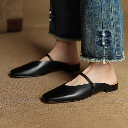 Vera Leather Mules