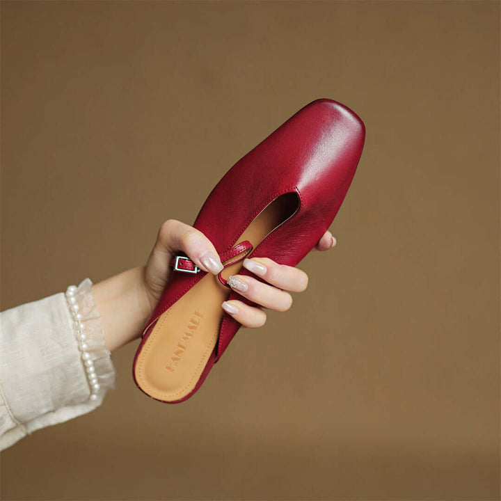 Vera Leather Mules