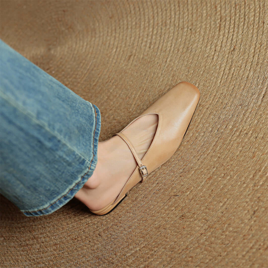 Vera Leather Mules
