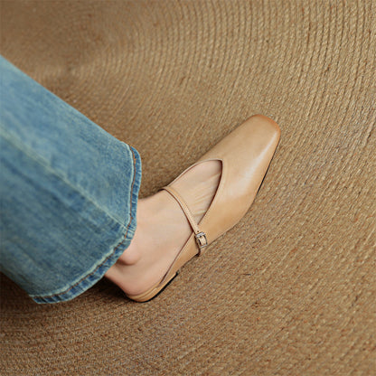 Vera Leather Mules