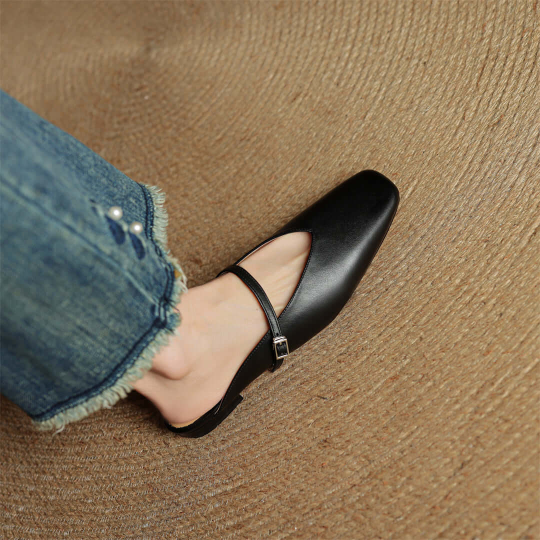 Vera Leather Mules