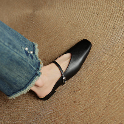 Vera Leather Mules