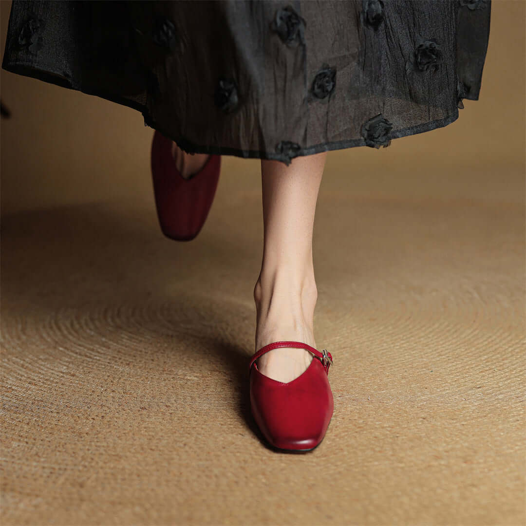 Vera Leather Mules