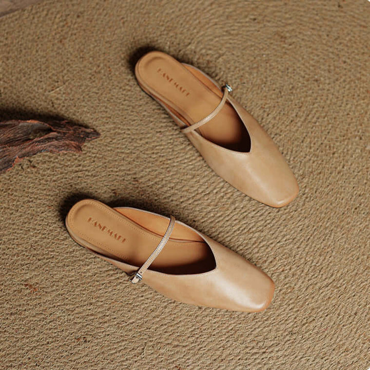 Vera Leather Mules