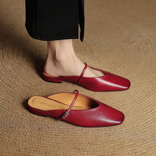 Vera Leather Mules