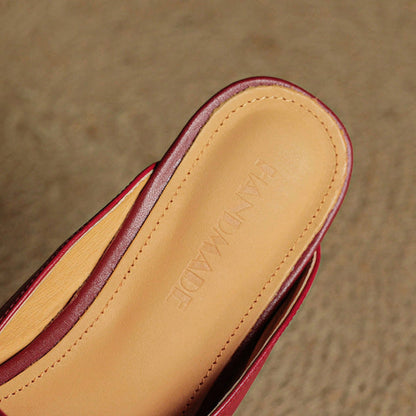 Vera Leather Mules