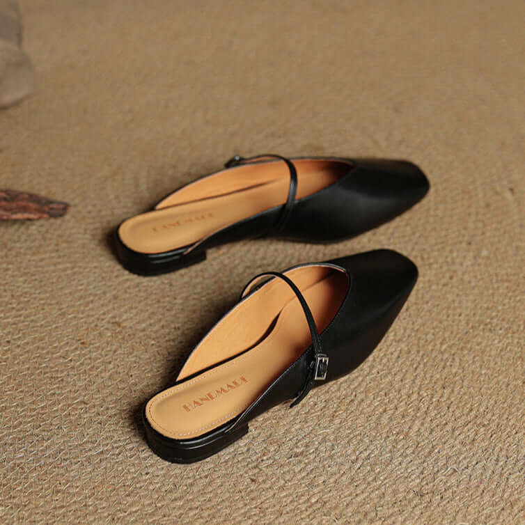 Vera Leather Mules