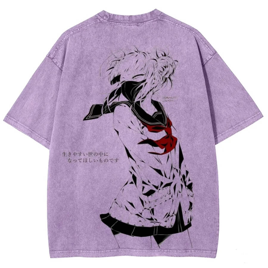 Toga himiko Unisex Fit Washed T-Shirt