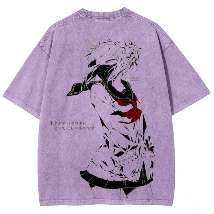 Toga himiko Unisex Fit Washed T-Shirt