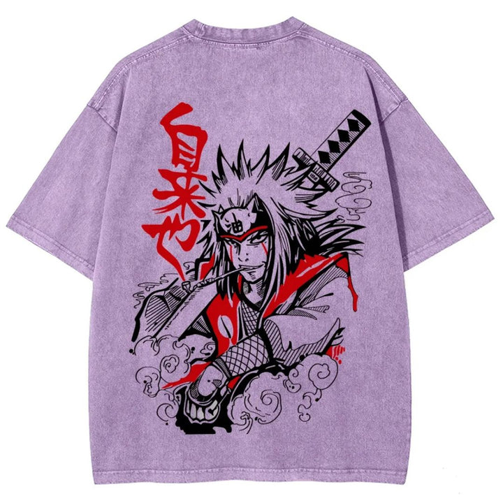 Naruto Sannin Jiraiya Washed T-shirt