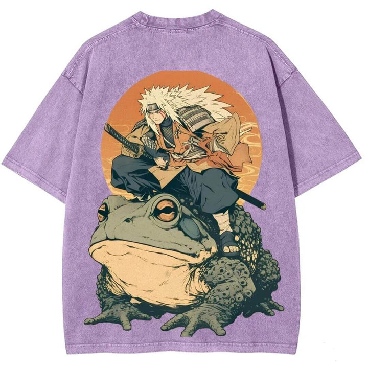 Naruto Jiraiya & Gamabunta Washed T-Shirt