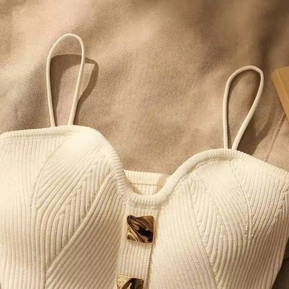 Virella Cropped Knit Top
