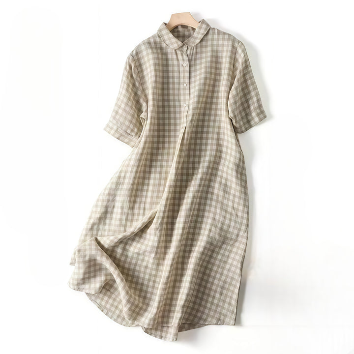 Eviana Valmont Margot Linen Shirt Dress