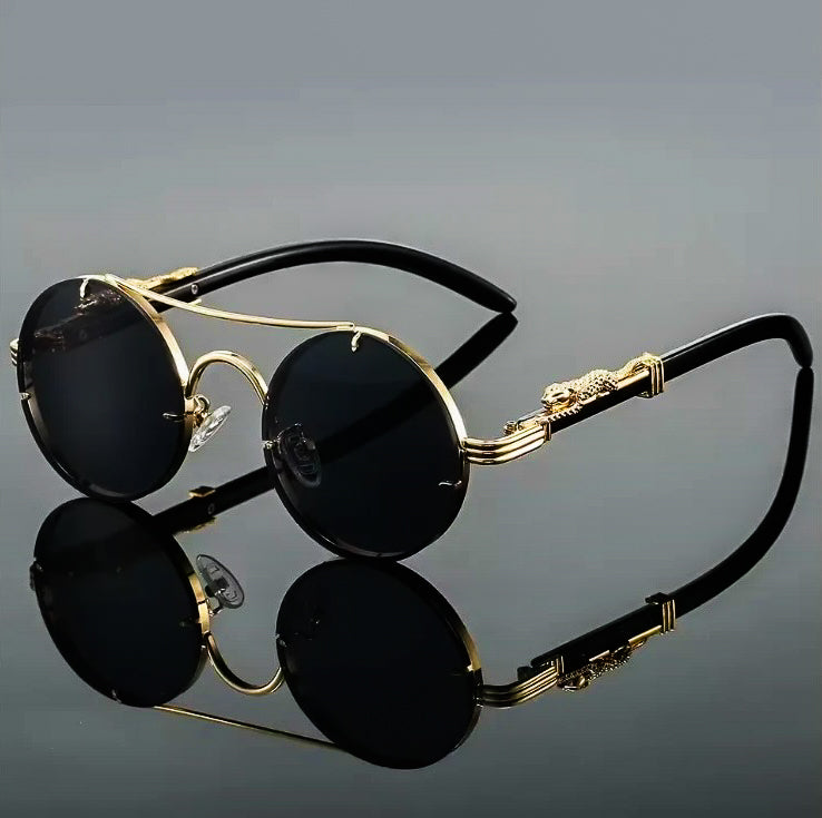 Golden Panther Vintage Glasses