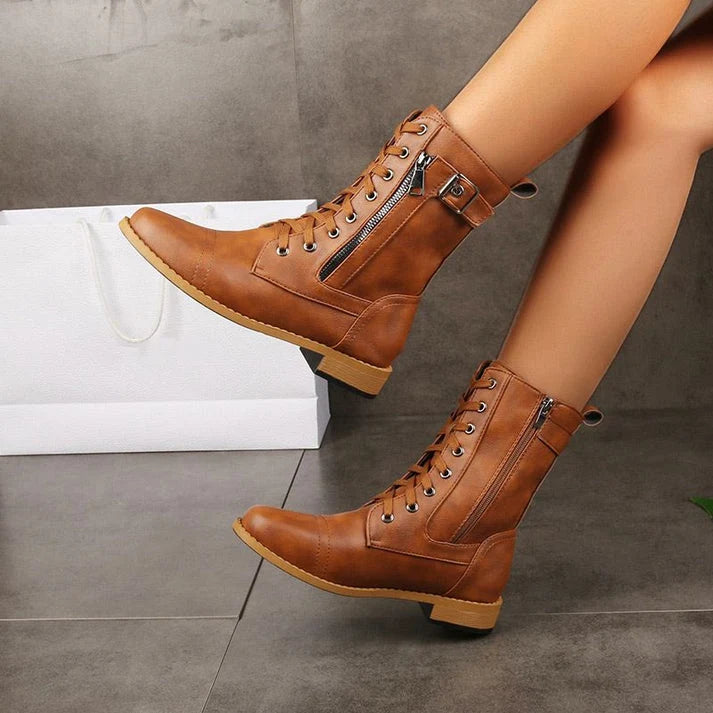 Ronda Buckled Women’s Ankle Boots