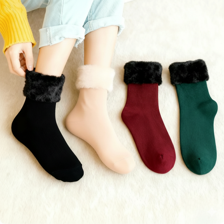 CozyCore Fleece Socks (6 Pairs)