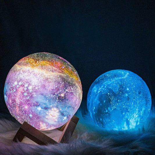 Galaxy Moon Lamp