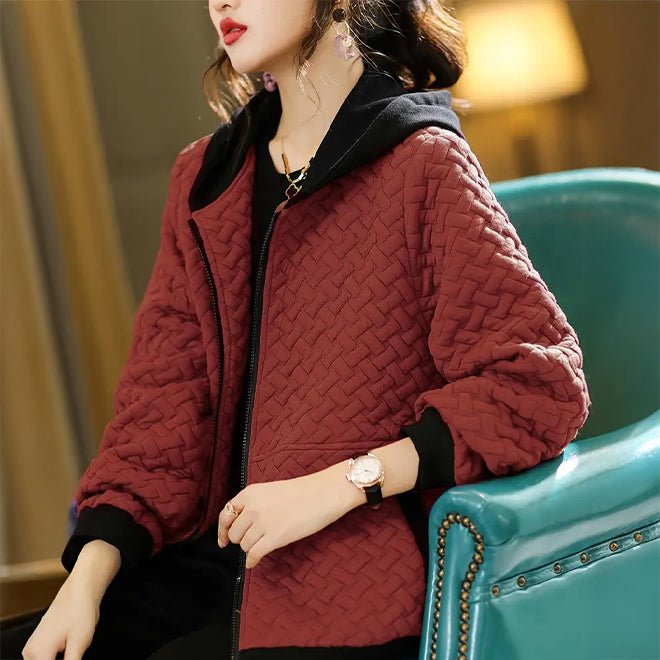 Averie Quilted Hoodie