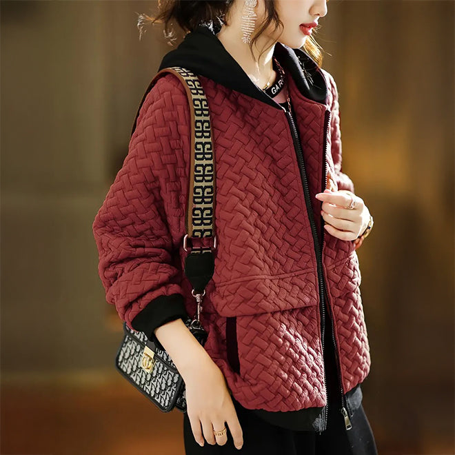 Averie Quilted Hoodie