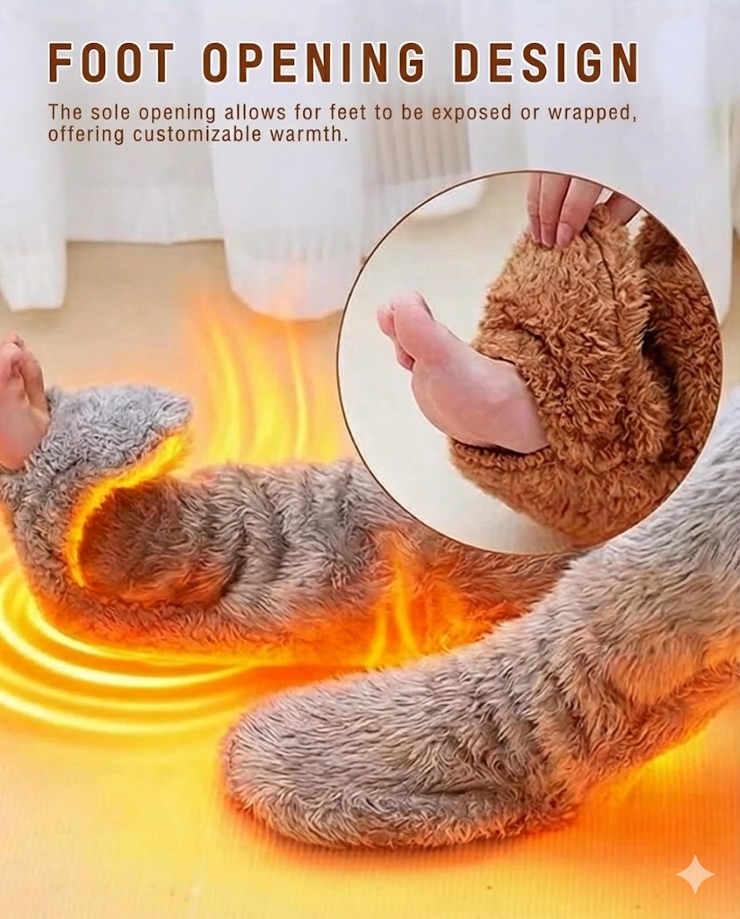 Over Knee Fuzzy Warm Long Socks